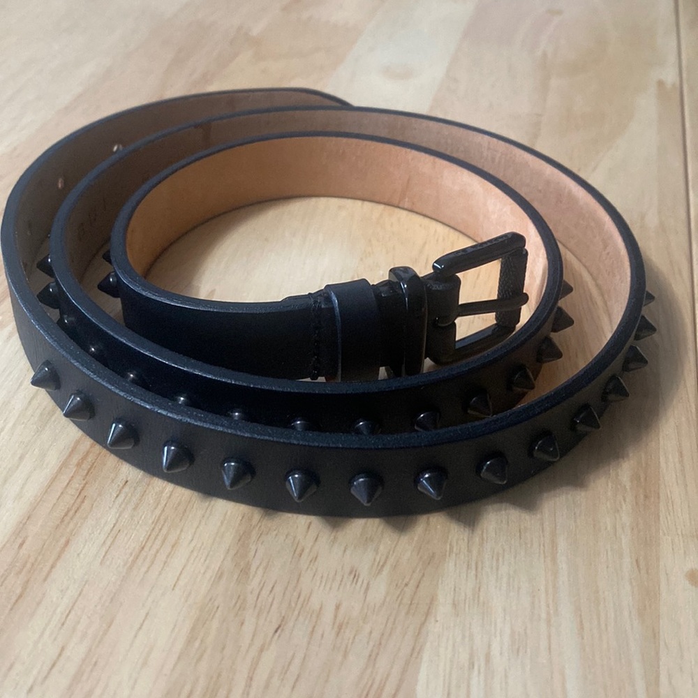 Barbara Bui Black studded belt